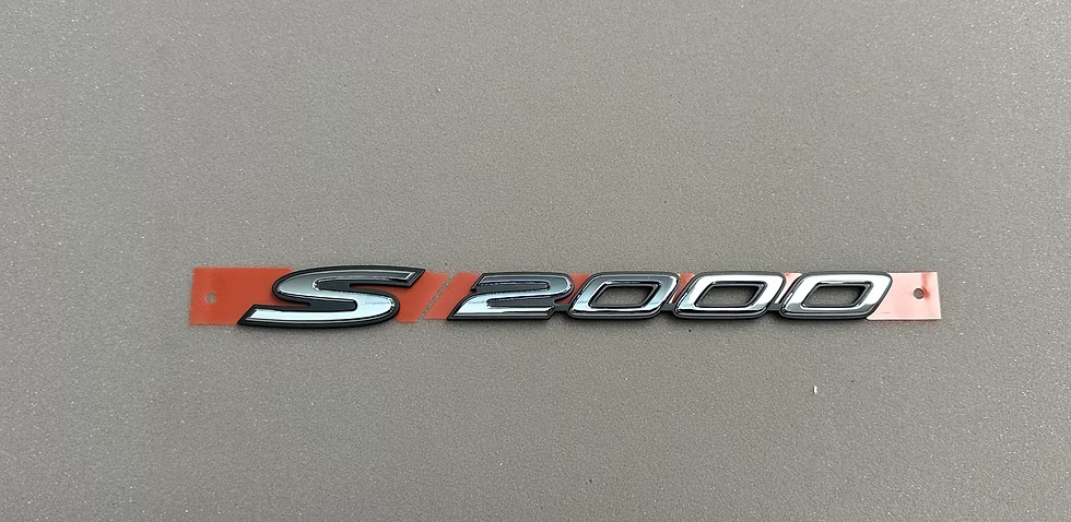 Honda S2000 Chrome "S-2000" Emblem Set
