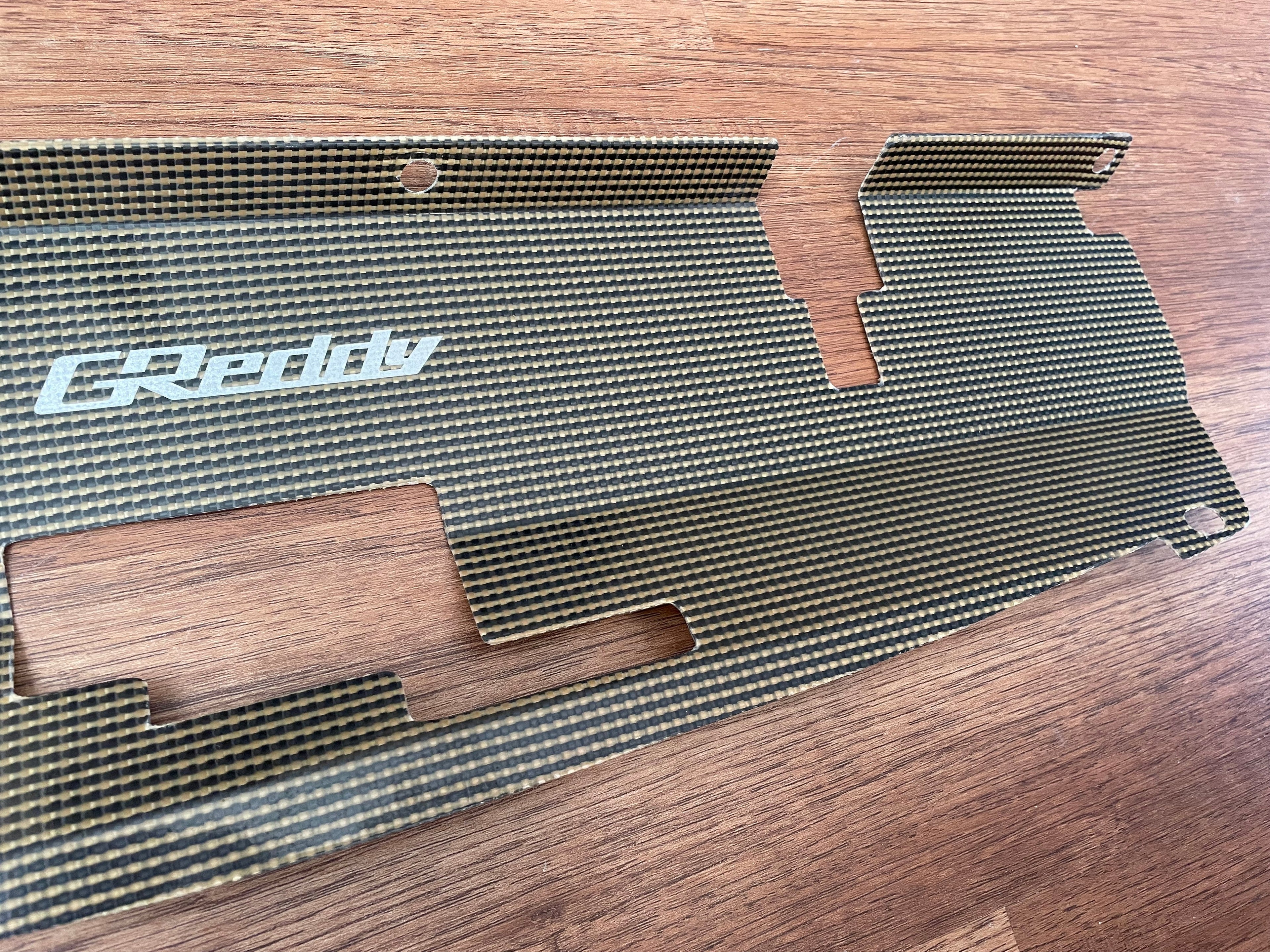 R33 GTR Greddy Carbon Kevlar Rad Panel
