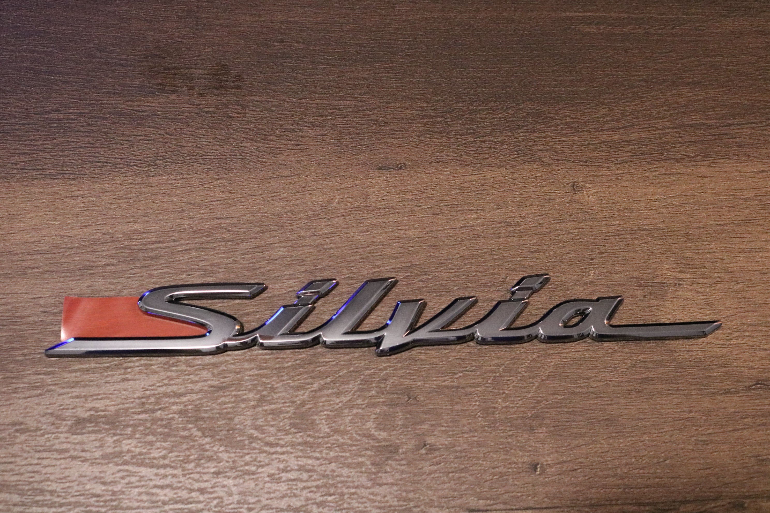 S15 "Silvia" Emblem (Dark Chrome)