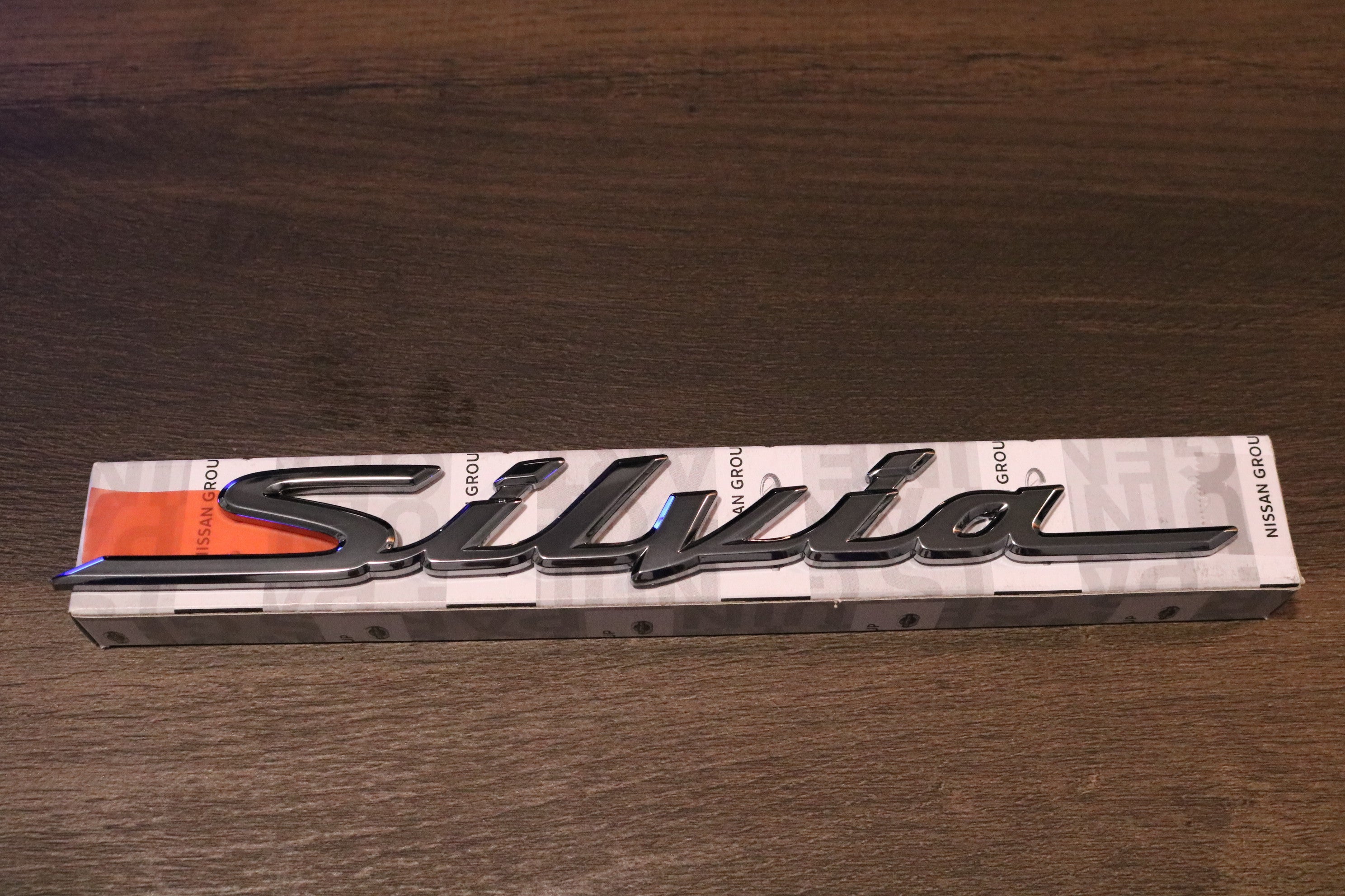 S15 "Silvia" Emblem (Dark Chrome)