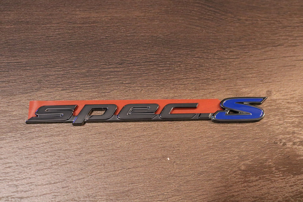 S15 Spec-S Quarter Panel Emblem Kit (Dark Chrome/Blue)