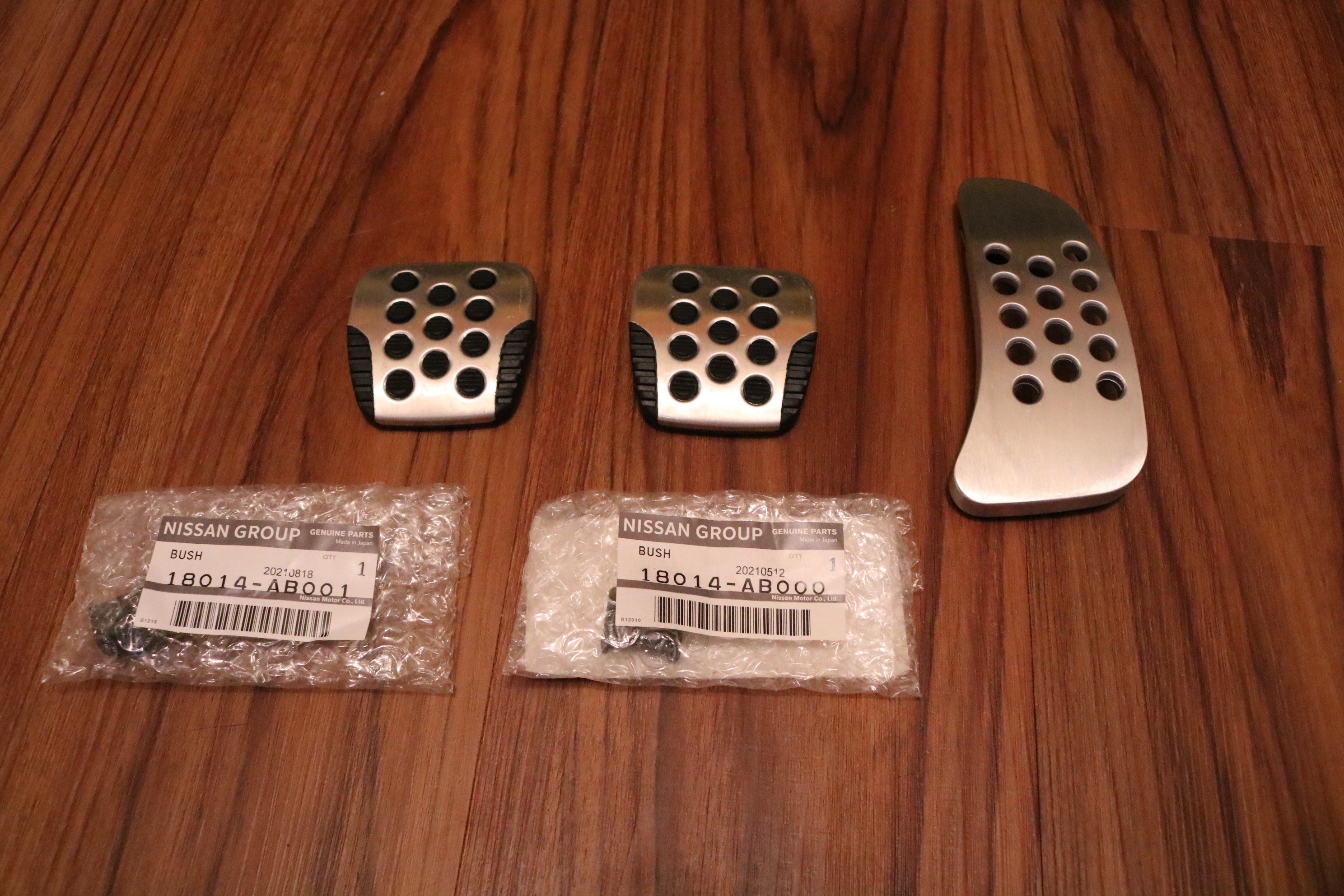 Aluminum Pedal Set/W Optional Dead Pedal