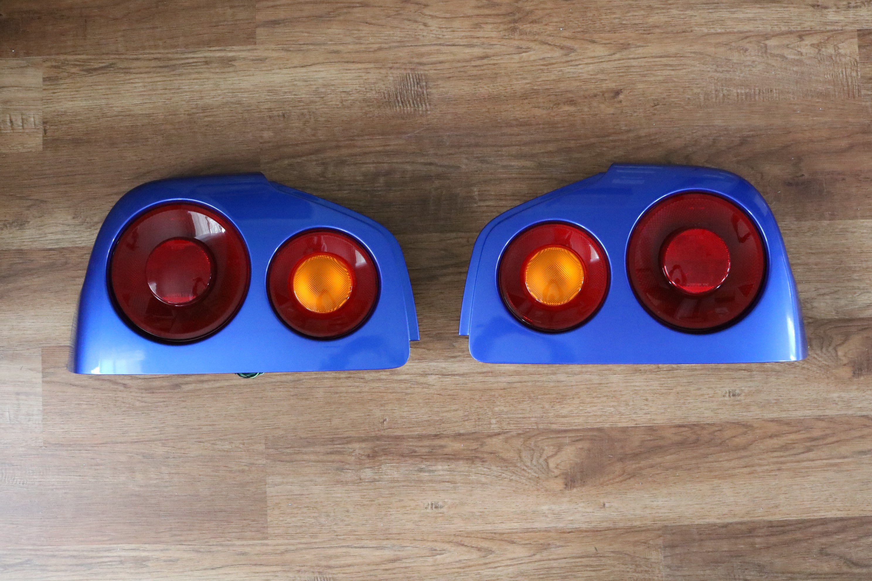 R34 GTR Rear Taillamp Set/W Taillamp Covers (BaySide Blue TV2)