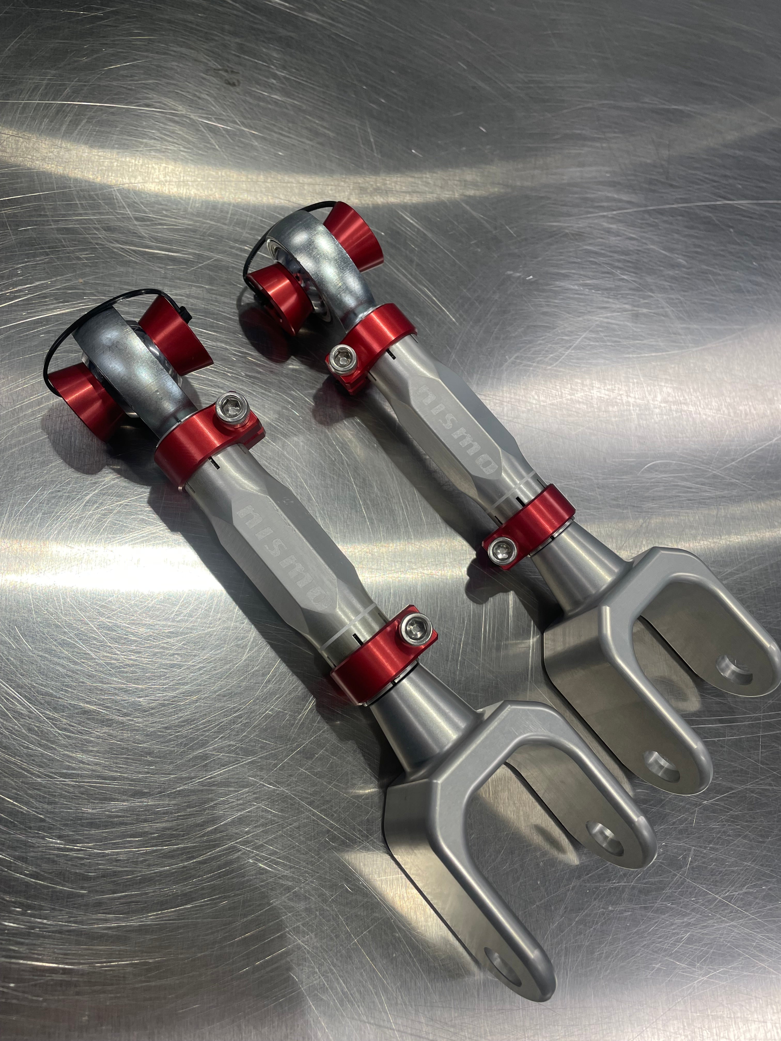 Nismo Titanium Adjustable Rear Traction Arm Rods