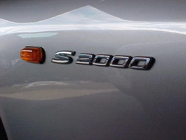 Honda S2000 Chrome "S-2000" Emblem Set