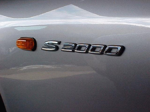 Honda S2000 Chrome "S-2000" Emblem Set
