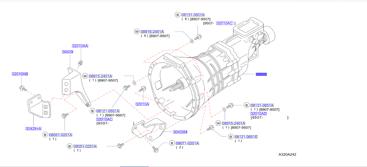 Nissan OEM 98+ Spec Manual Transmission Assembly - Nissan 300ZX Twin Turbo TT Z32