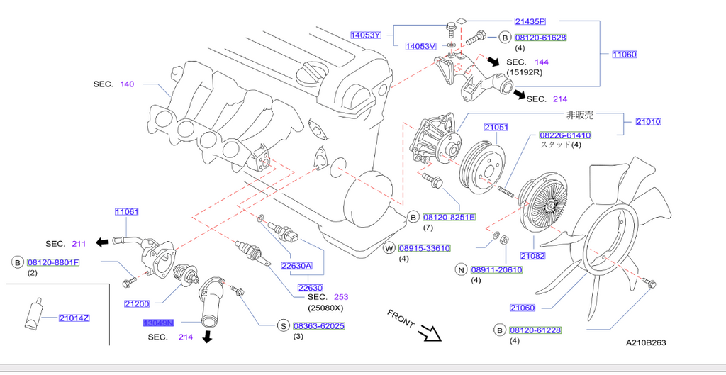 SR20 Thermostat Outlet
