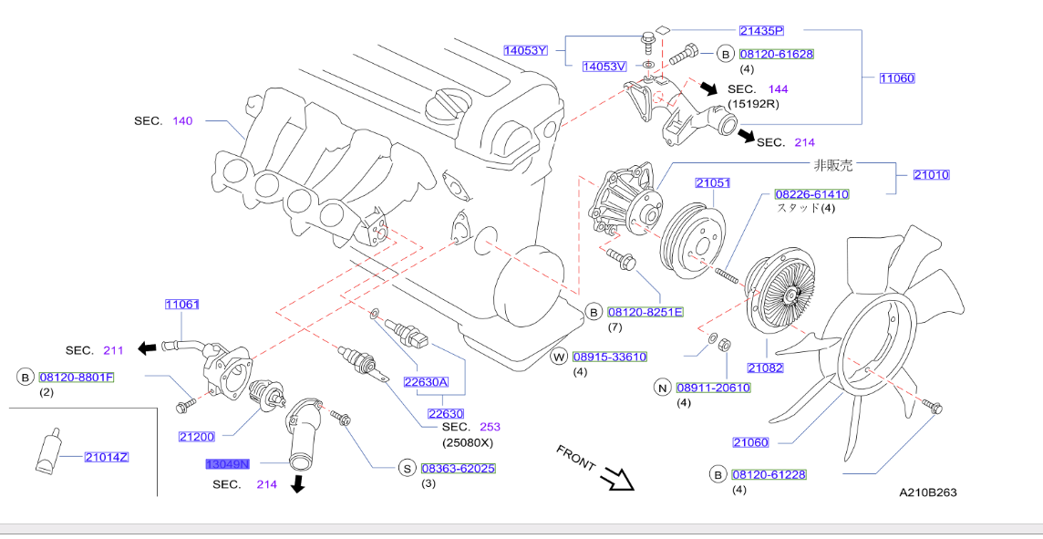 SR20 Thermostat Outlet