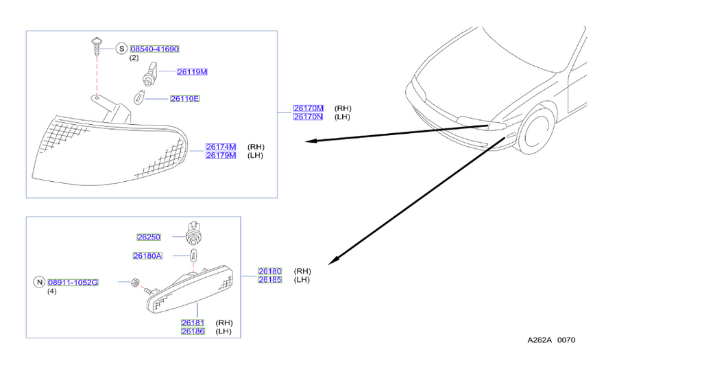 S14 Clearance Corner Lamp Kit (Zenki)