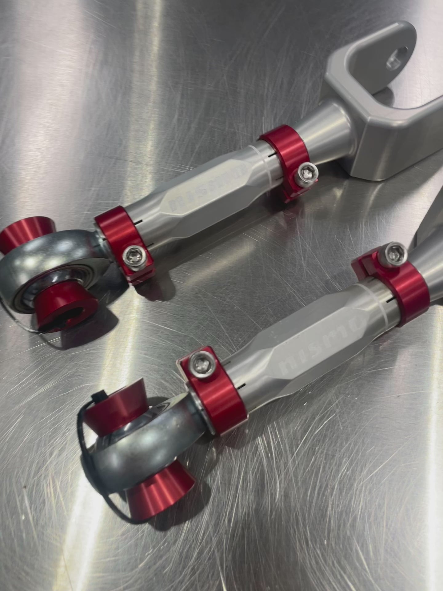 Nismo Titanium Adjustable Rear Traction Arm Rods